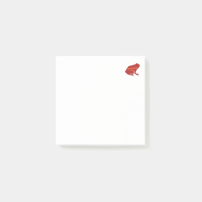 Notas Post-it® La rana Naranja - (Anverso)