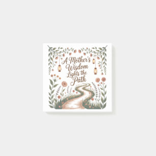 Notas Post-it® La sabiduría de una madre ilumina el camino