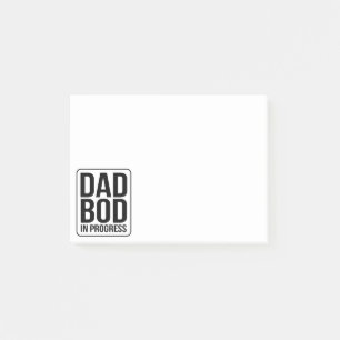 Notas Post-it® La sangre de papá en progreso - Día del humor para