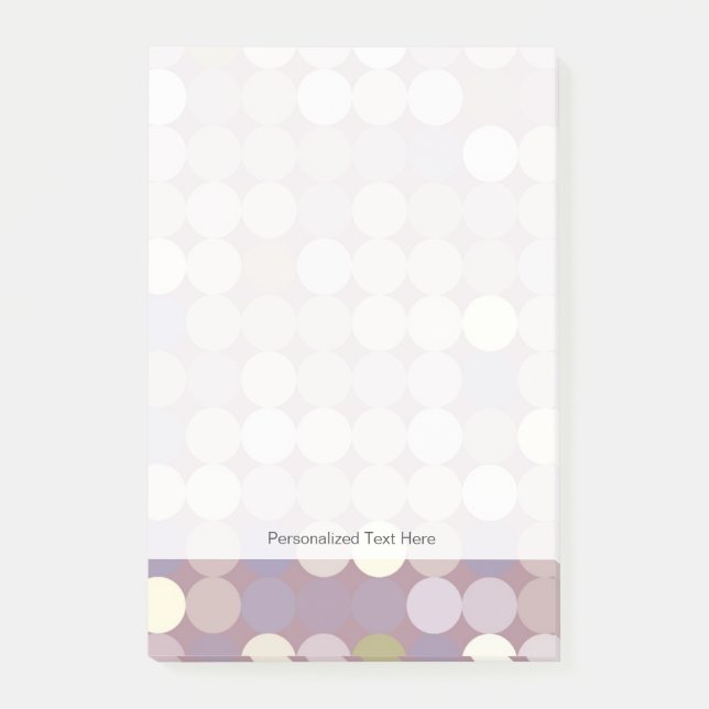 Notas Post-it® La tela circunda el modelo abstracto (Anverso)