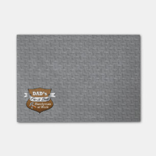 Notas Post-it® La tienda de Fix-it de papá gracioso Día del Padre
