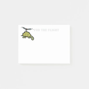Notas Post-it® la tortuga helicóptero