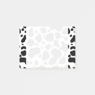 Notas Post-it® La vaca mancha el estampado de animales blanco y