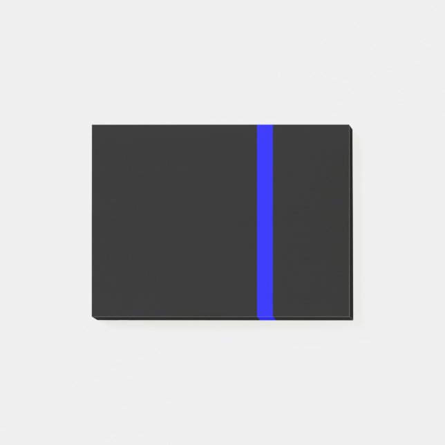 Notas Post-it® La vertical fina simbólica de Blue Line (Anverso)