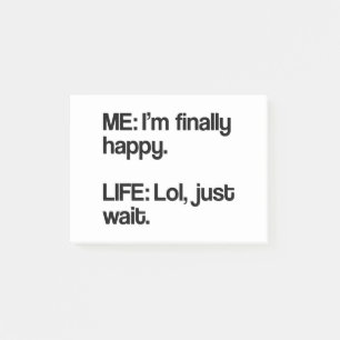 Notas Post-it® La vida chupa