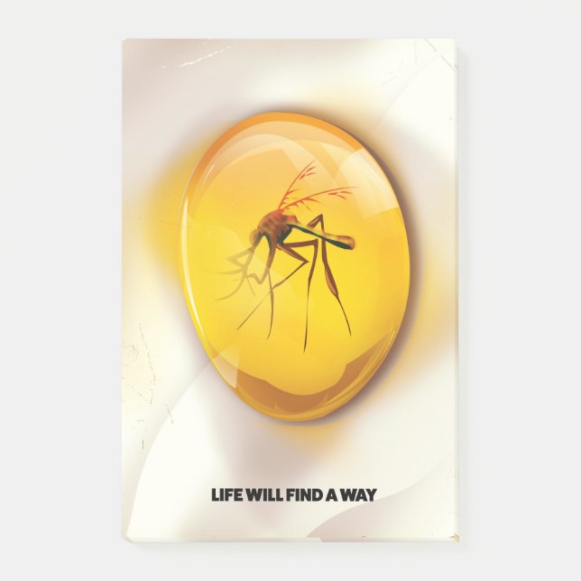 Notas Post-it® La vida encontrará la manera (Anverso)