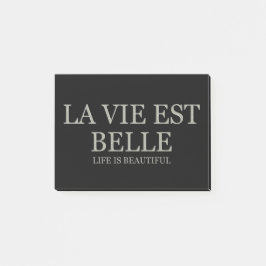 Notas Post-it® La vida es hermosa - luz