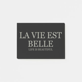Notas Post-it® La vida es hermosa - luz