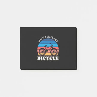 Notas Post-it® La Vida Es Mejor En Bicicleta