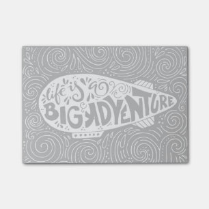 Notas Post-it® La Vida Es Una Gran Aventura