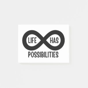Notas Post-it® La Vida Matemática Nerviosa Tiene Posibilidades