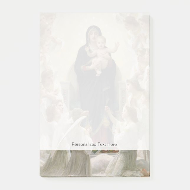 Notas Post-it® La Virgen con Angels, 1900 (Anverso)