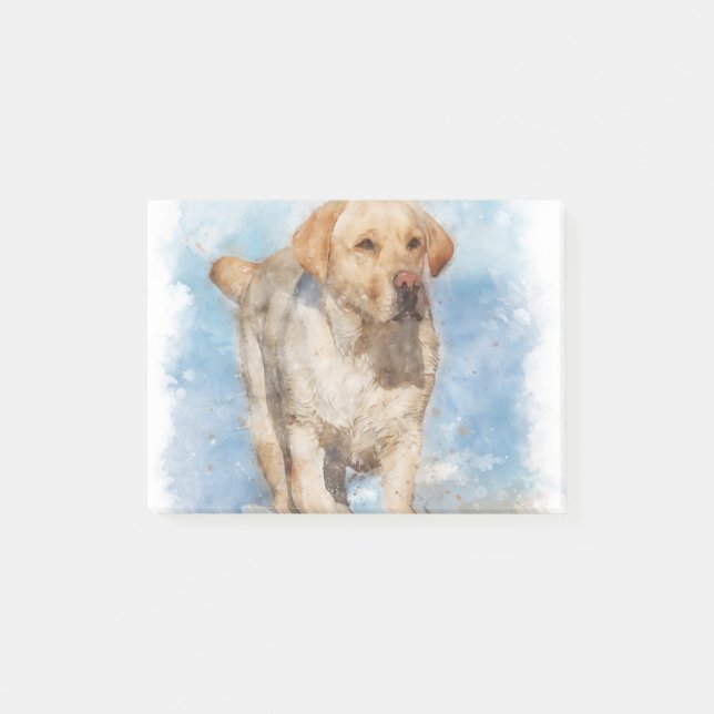 Notas Post-it® Laboratorio de acuarela de playa (Anverso)