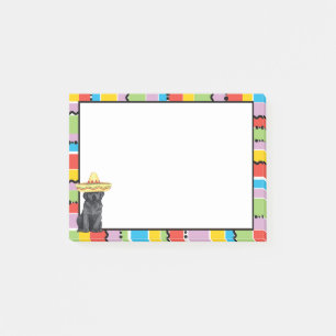 Notas Post-it® Laboratorio negro de Fiesta