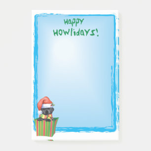 Notas Post-it® Laboratorio negro feliz de Howlidays