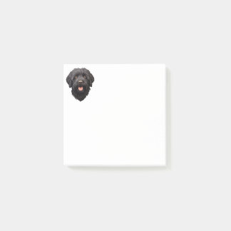 Notas Post-it® Labradoodle Perro Negro