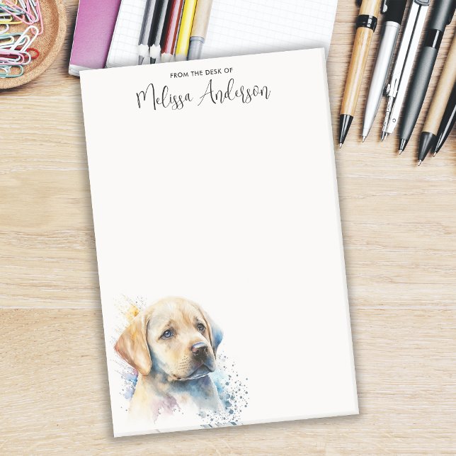 Notas Post-it® Labrador recuperó cachorros de perro personalizado (Subido por el creador)