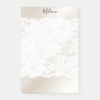 Notas Post-it® Lace en Rubor