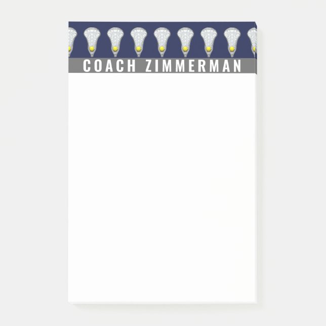 Notas Post-it® Lacrosse Femenino (Anverso)
