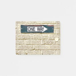 Notas Post-it® Ladrillo de un solo sentido para la señalización i