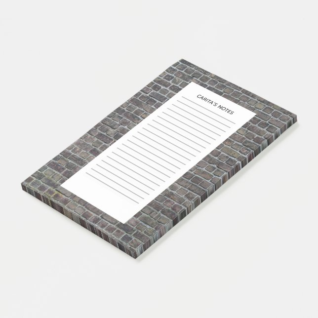 Notas Post-it® Ladrillo Wall Post-It Notes (En perspectiva)