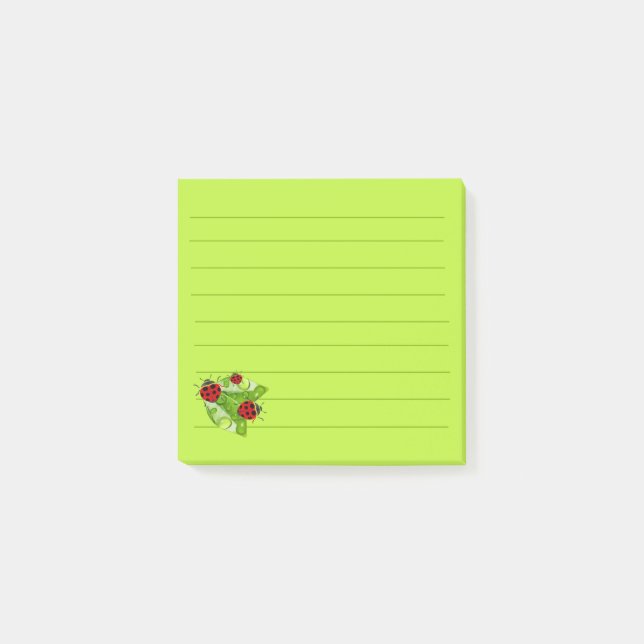 Notas Post-it® Lady Bug Post-It Notes (Anverso)