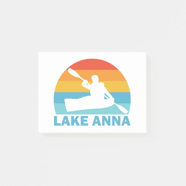 Notas Post-it® Lago Anna Virginia Kayak (Anverso)