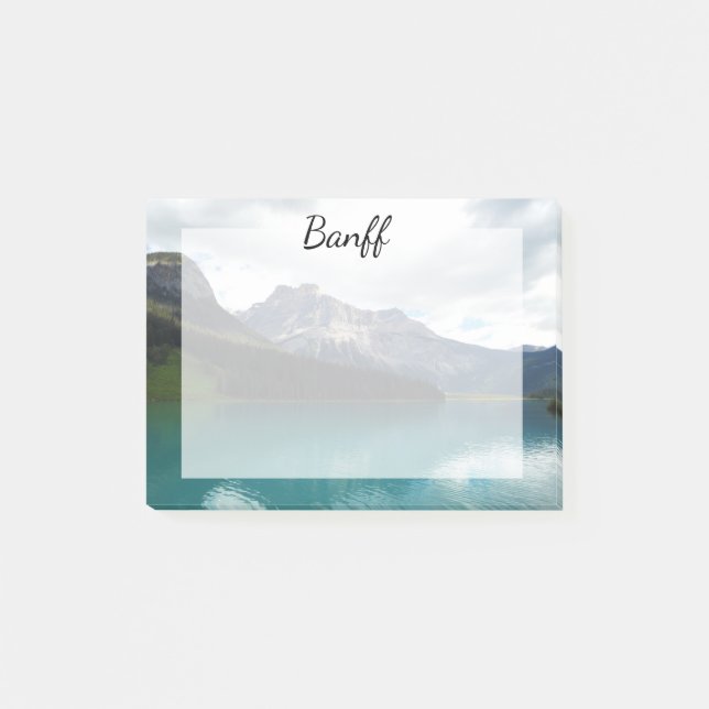 Notas Post-it® Lago Esmeralda, Parque Nacional Banff, Alberta, Ca (Anverso)