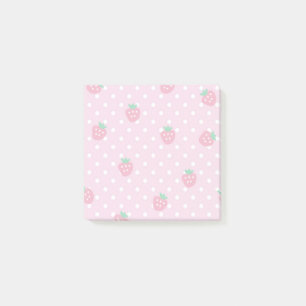 Notas Post-it® Lágrimas pegajosas de fresa