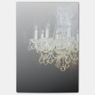 Notas Post-it® Lámpara elegante rústica de madera del granero del