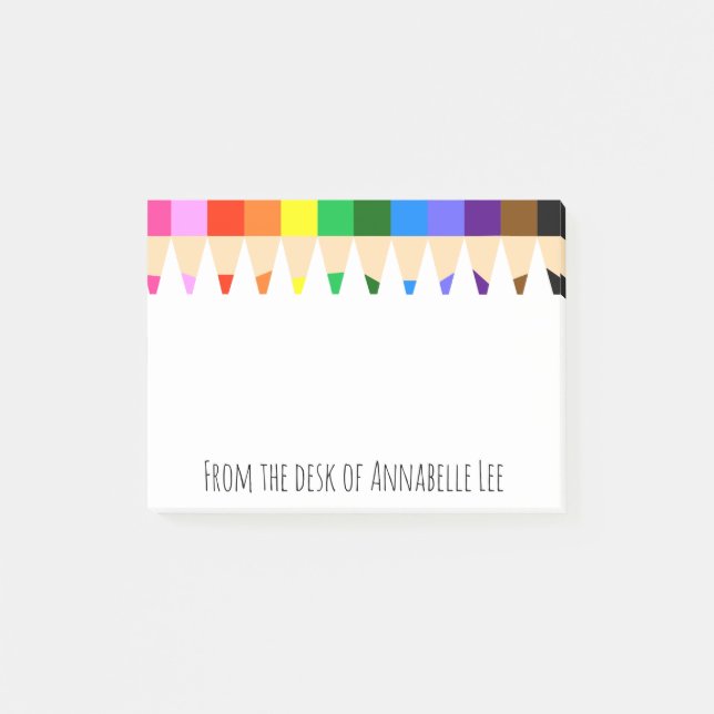 Notas Post-it® Lápices bonitos (Anverso)
