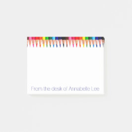 Notas Post-it® Lápices coloreados