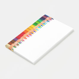 Notas Post-it® Lápices de colores