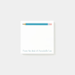 Notas Post-it® Lápiz de la turquesa
