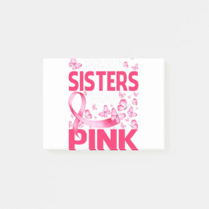 Notas Post-it® Las Hermanas Reales Usan Conciencia Sobre El Cánce
