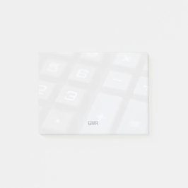 Notas Post-it® Las llaves del número y del símbolo se descoloran