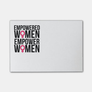 Notas Post-it® Las mujeres autorizadas autorizan a mujeres