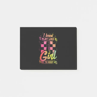 Notas Post-it® Las Mujeres De Ajedrez Del Equipo De La Reina Ches