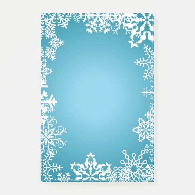 Notas Post-it® Las nevadas cuelgan su (Anverso)