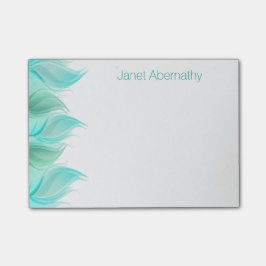 Notas Post-it® Las plumas de acuarela personalizadas