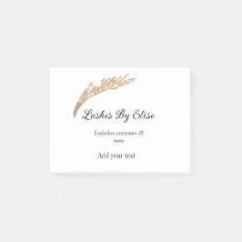 Notas Post-it® latigazos agregando nombre contacto información de