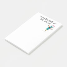 Laughing Pencil Personalizado Post-it Notes