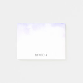 Notas Post-it® Lavado púrpura delicado de la acuarela