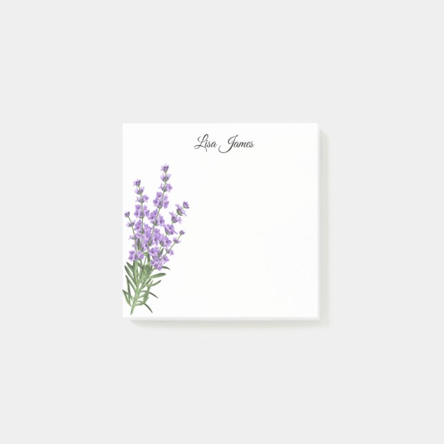 Notas Post-it® Lavanda  (Anverso)