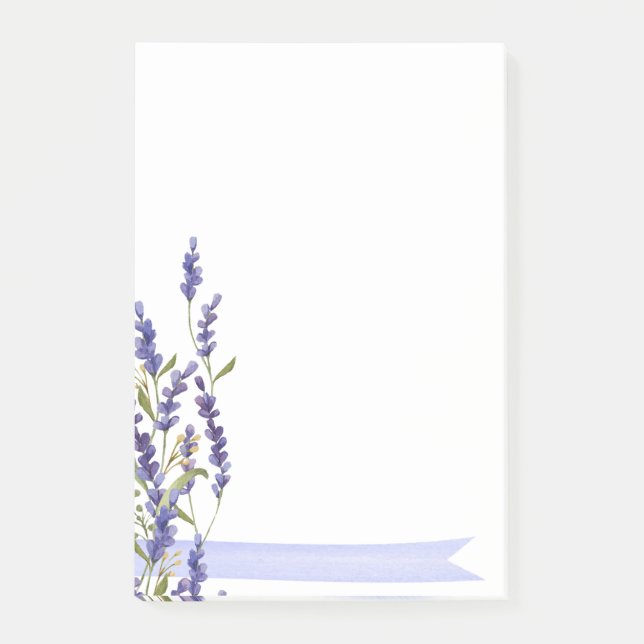 Notas Post-it® Lavanda (Anverso)
