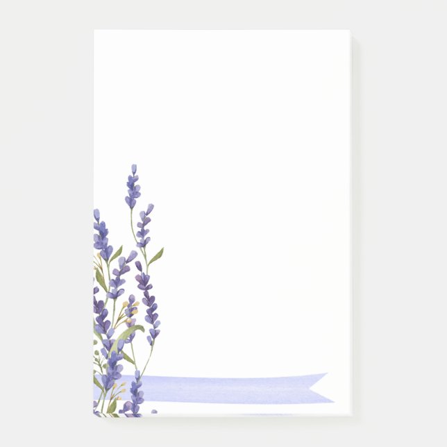 Notas Post-it® Lavanda (Anverso)