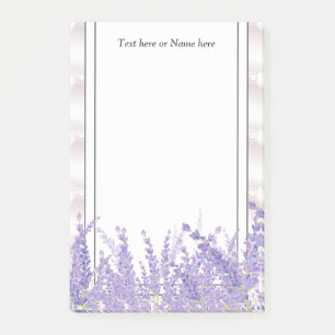 Notas Post-it® lavanda, elegante, moderno, moderno, floral, viole