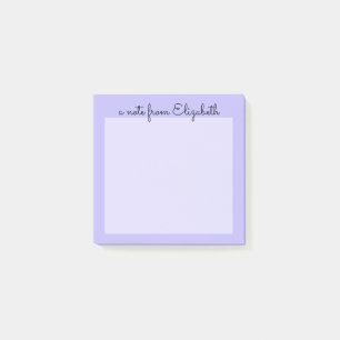 Notas Post-it® Lavanda mínima Purple Pastel