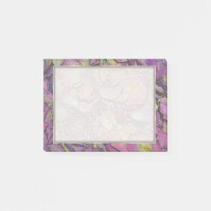 Notas Post-it® Lavender color de agua de los pepitas rosadas de r