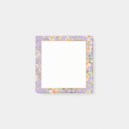 Notas Post-it® Lavender Floral